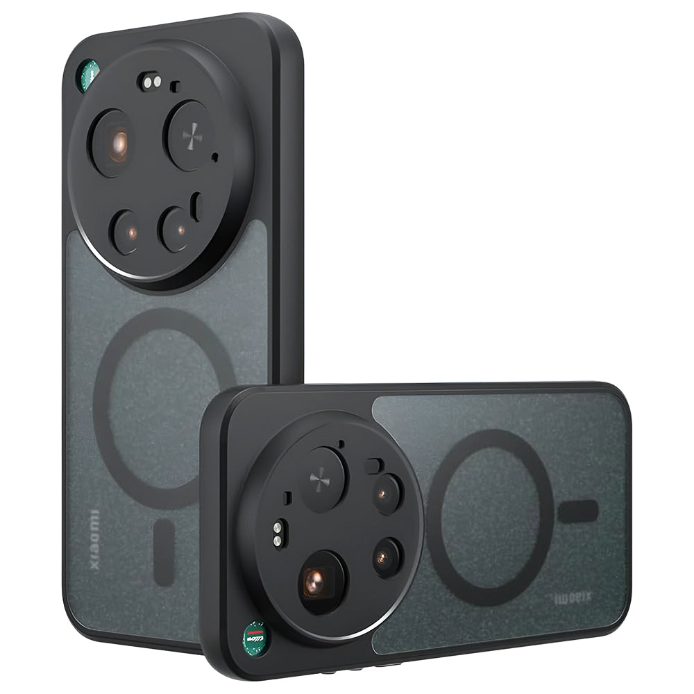 Étui MagSafe pour Xiaomi 17 Ultra, Techsuit, PureFrost, Noir Satiné