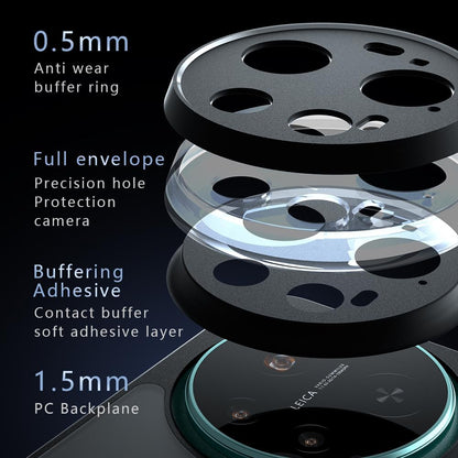 Étui MagSafe pour Xiaomi 17 Ultra, Techsuit, PureFrost, Noir Satiné