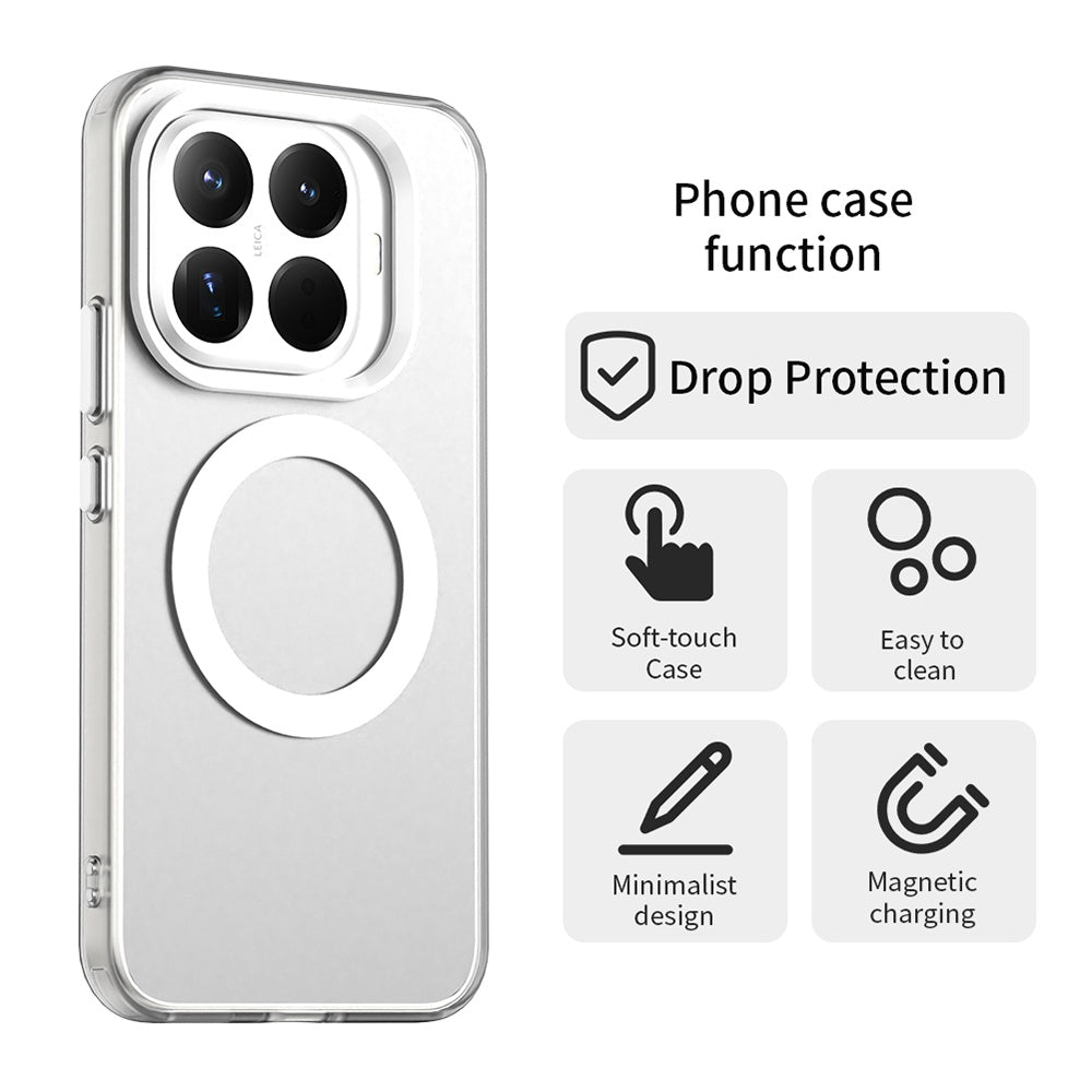 MagSafe-hoes voor Xiaomi 17T Pro, Techsuit, CandyCase, Wit