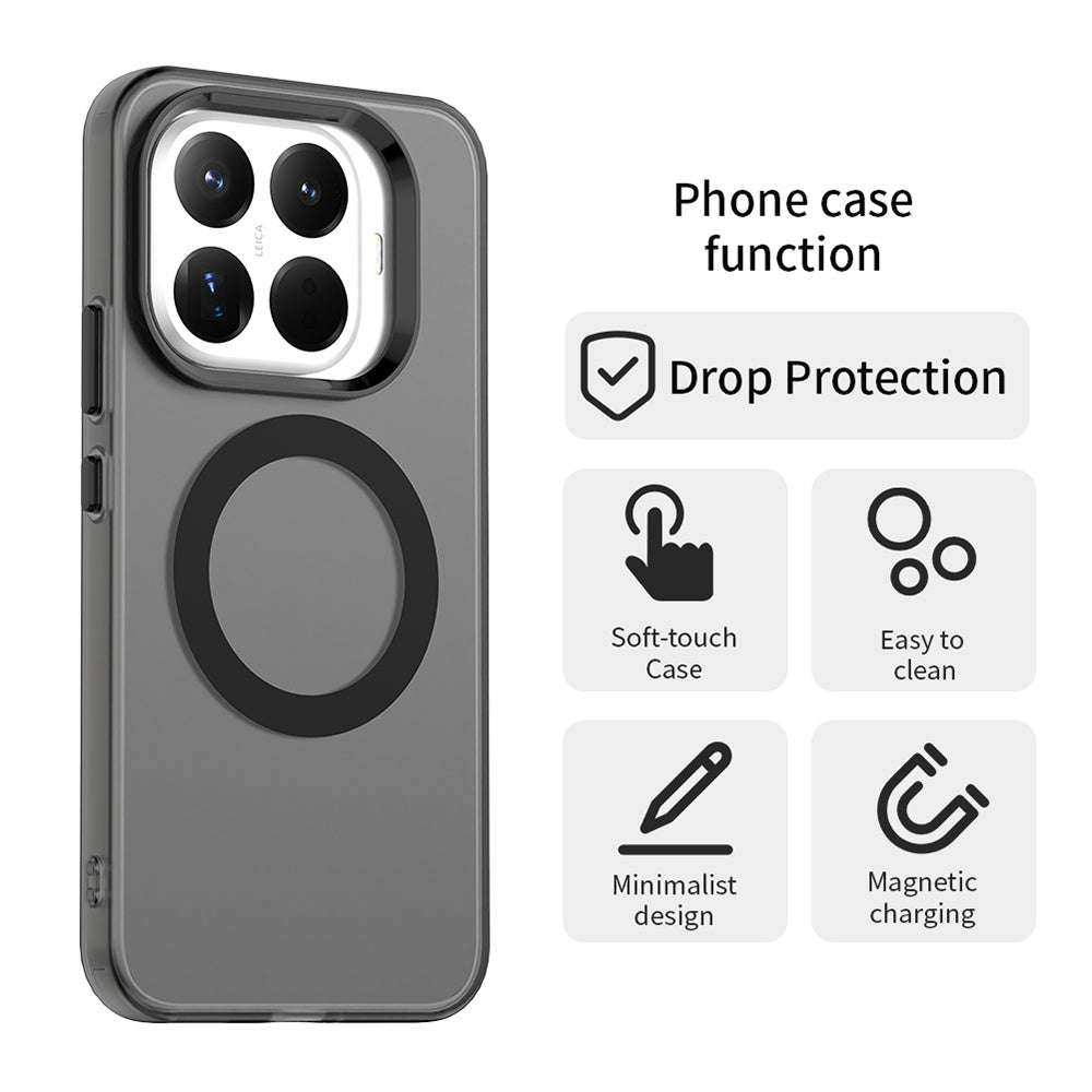 Coque MagSafe pour Xiaomi 17T Pro, Techsuit, CandyCase, Noire