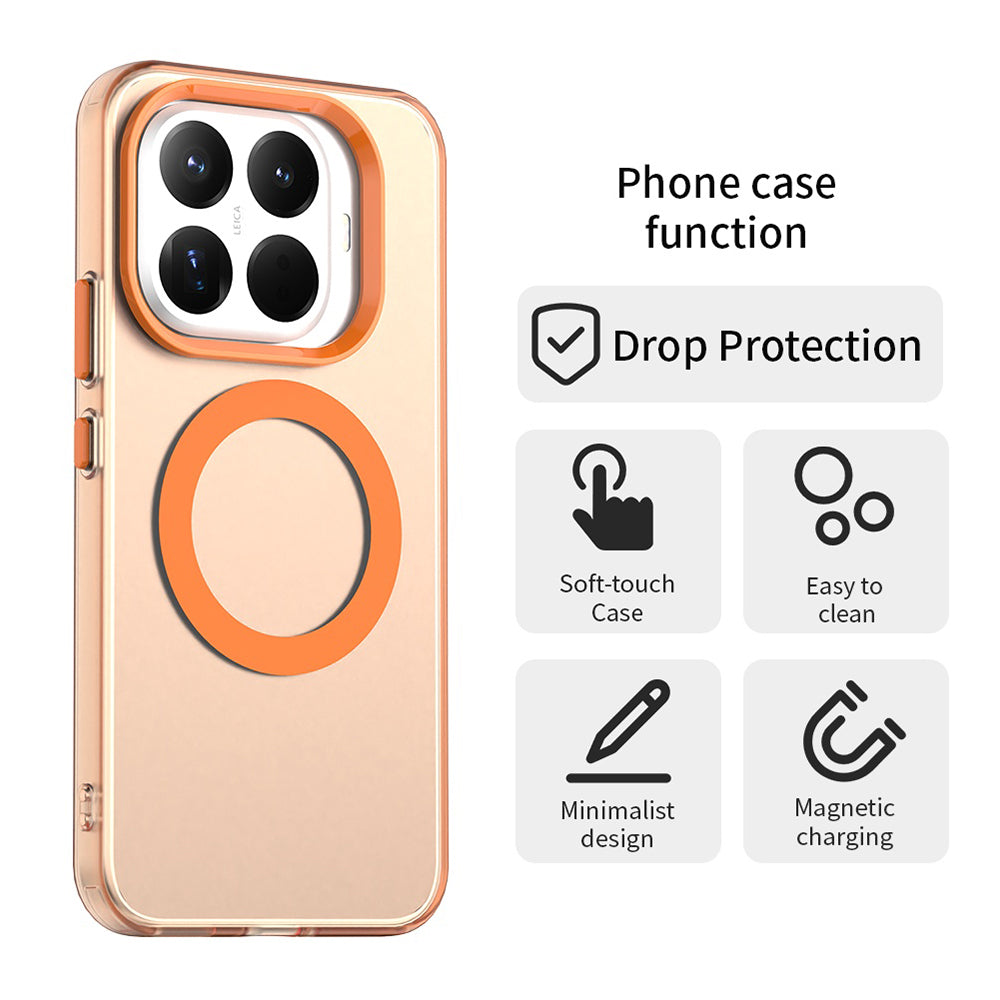 MagSafe Case for Xiaomi 17T Pro, Techsuit, CandyCase, Orange