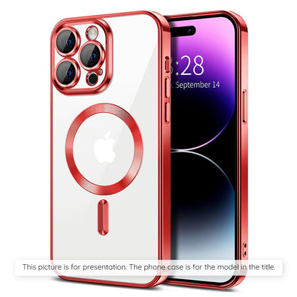 MagSafe-hoes voor Xiaomi 17T Pro, Techsuit, Luxury Crystal, Rood
