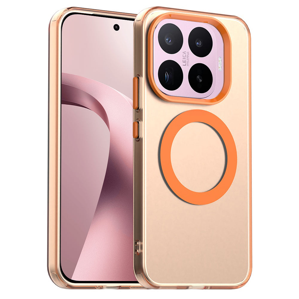 Coque MagSafe pour Xiaomi 17T, Techsuit, CandyCase, Orange