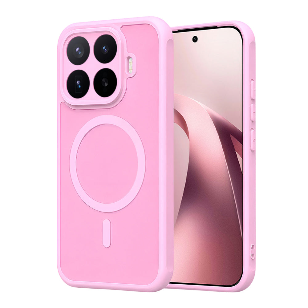 Coque MagSafe pour Xiaomi 17T, Techsuit, HaloFrost II, Rose