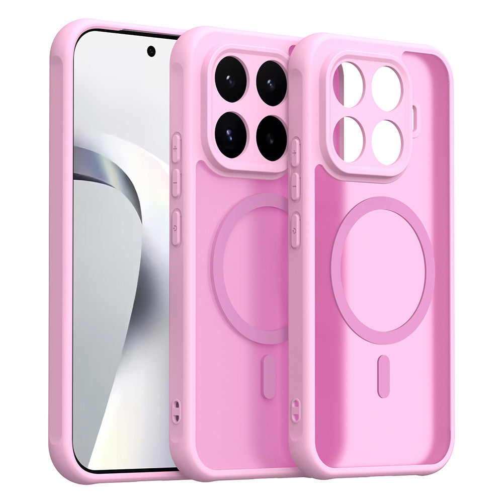 Coque MagSafe pour Xiaomi 17T, Techsuit, HaloFrost II, Rose