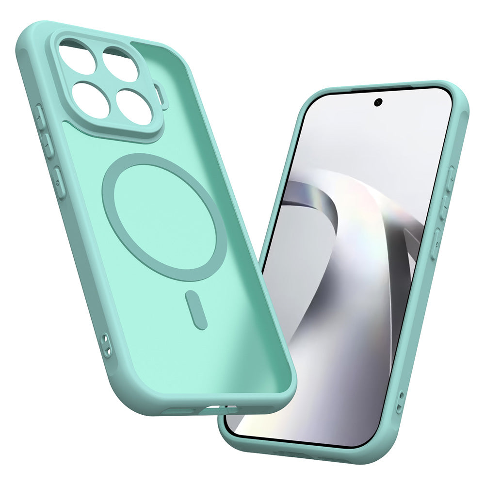 MagSafe-hoes voor Xiaomi 17T, Techsuit, HaloFrost II, Lichtgroen