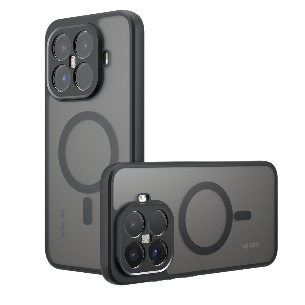 Coque MagSafe pour Xiaomi 17T, Techsuit, PureFrost, Noir Satiné