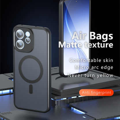 Coque MagSafe pour Xiaomi 17T, Techsuit, PureFrost, Noir Satiné