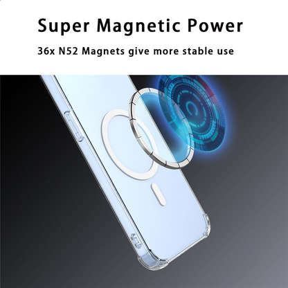 MagSafe-Hülle für Xiaomi 17T, OEM, stoßfest, transparent