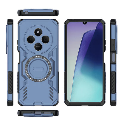 MagSafe Case for Xiaomi Poco C75 / Redmi 14C, Techsuit, ArmorMag, Blue