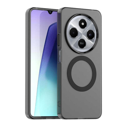 MagSafe-Hülle für Xiaomi Poco C75 / Redmi 14C, Techsuit, CandyCase, Schwarz