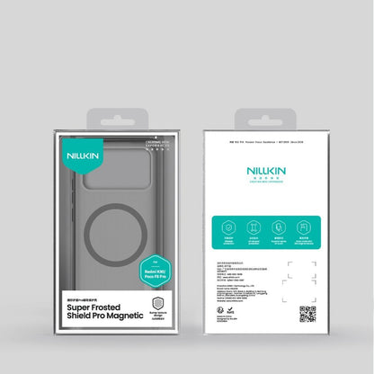 MagSafe-hoesje voor Xiaomi Poco F8 Pro, Nillkin, Super Shield Pro, Zwart Transparant