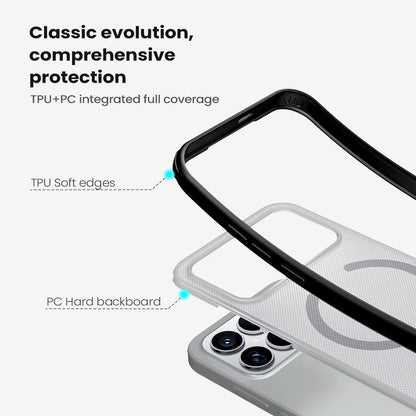 MagSafe-hoesje voor Xiaomi Poco F8 Ultra, Nillkin, Super Shield Pro, Zwart Transparant