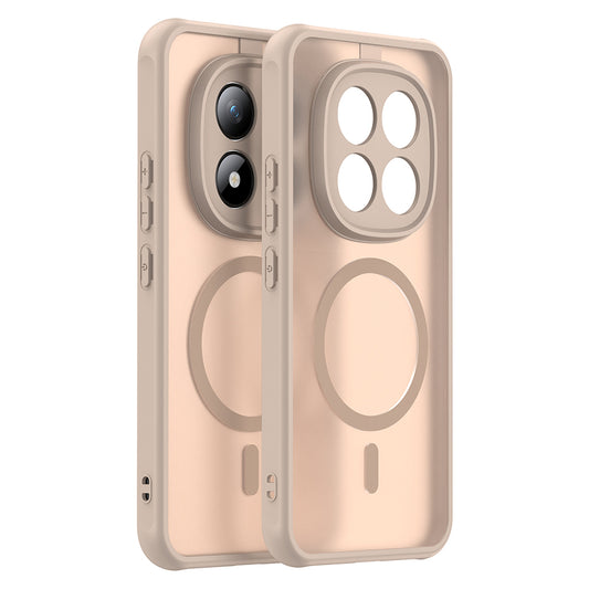 MagSafe hoesje voor Xiaomi Poco M8 Pro / Redmi Note 15 Pro+ 5G, Techsuit, HaloFrost II, Goud