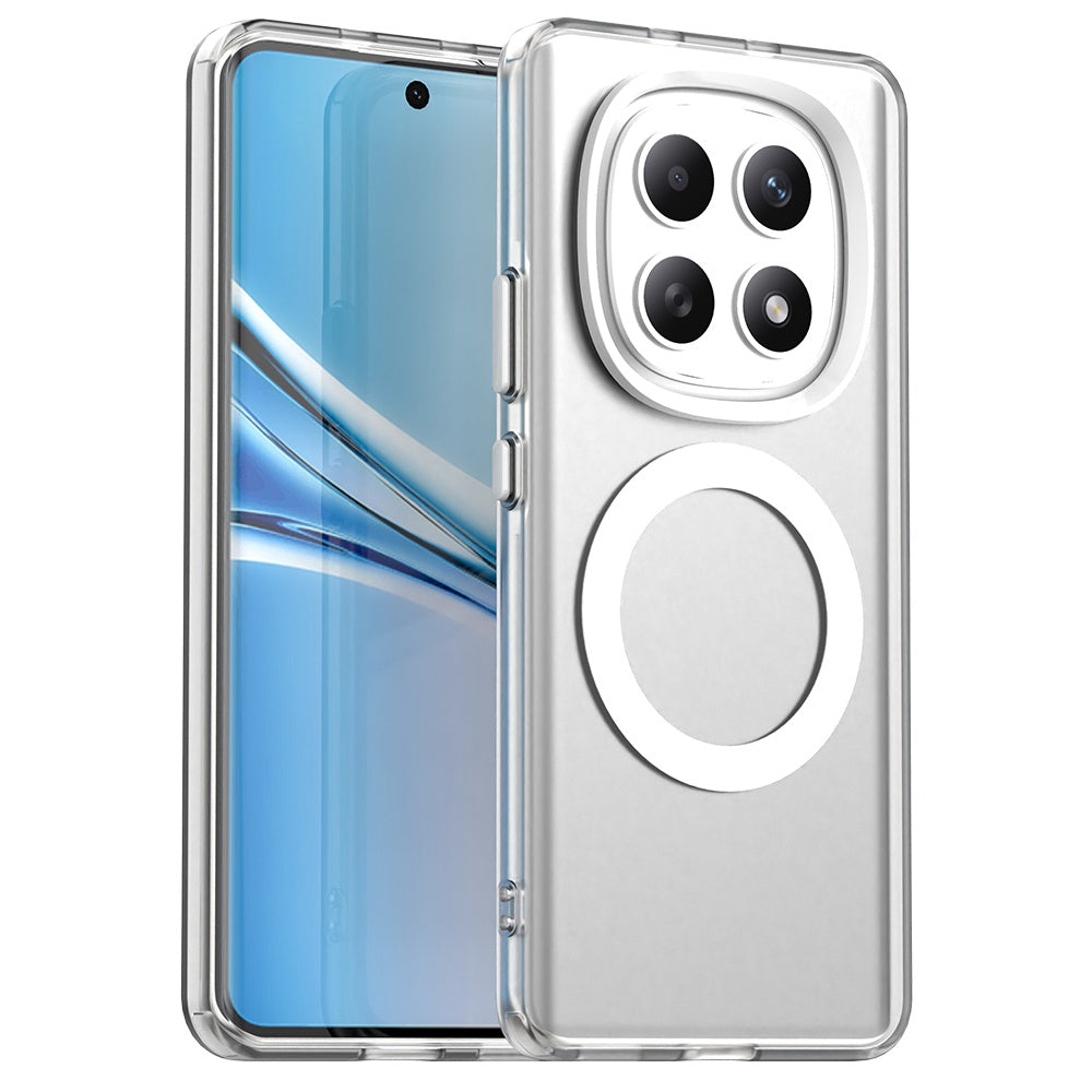 Housse MagSafe pour Xiaomi Poco M8 / Redmi Note 15 5G / Note 15 4G, Techsuit, CandyCase, Blanche