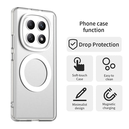 Housse MagSafe pour Xiaomi Poco M8 / Redmi Note 15 5G / Note 15 4G, Techsuit, CandyCase, Blanche