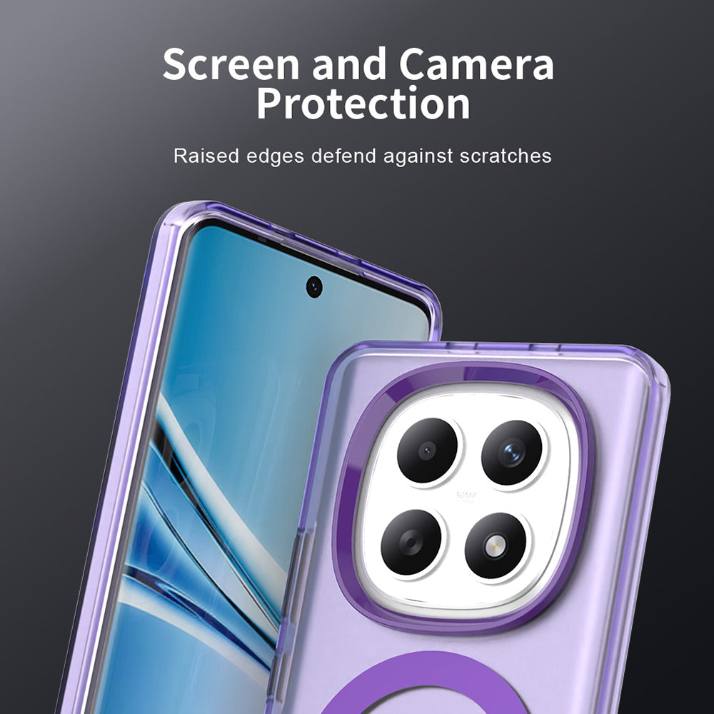 MagSafe Case for Xiaomi Poco M8 / Redmi Note 15 5G / Note 15 4G, Techsuit, CandyCase, Purple