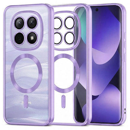 MagSafe-Hülle für Xiaomi Poco M8 / Redmi Note 15 5G / Note 15 4G, Techsuit, Luxury Crystal, Hellviolett