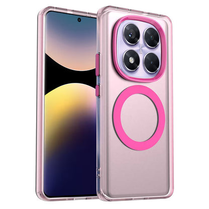 MagSafe Case for Xiaomi Poco X7 / Redmi Note 14 Pro 5G, Techsuit, CandyCase, Pink