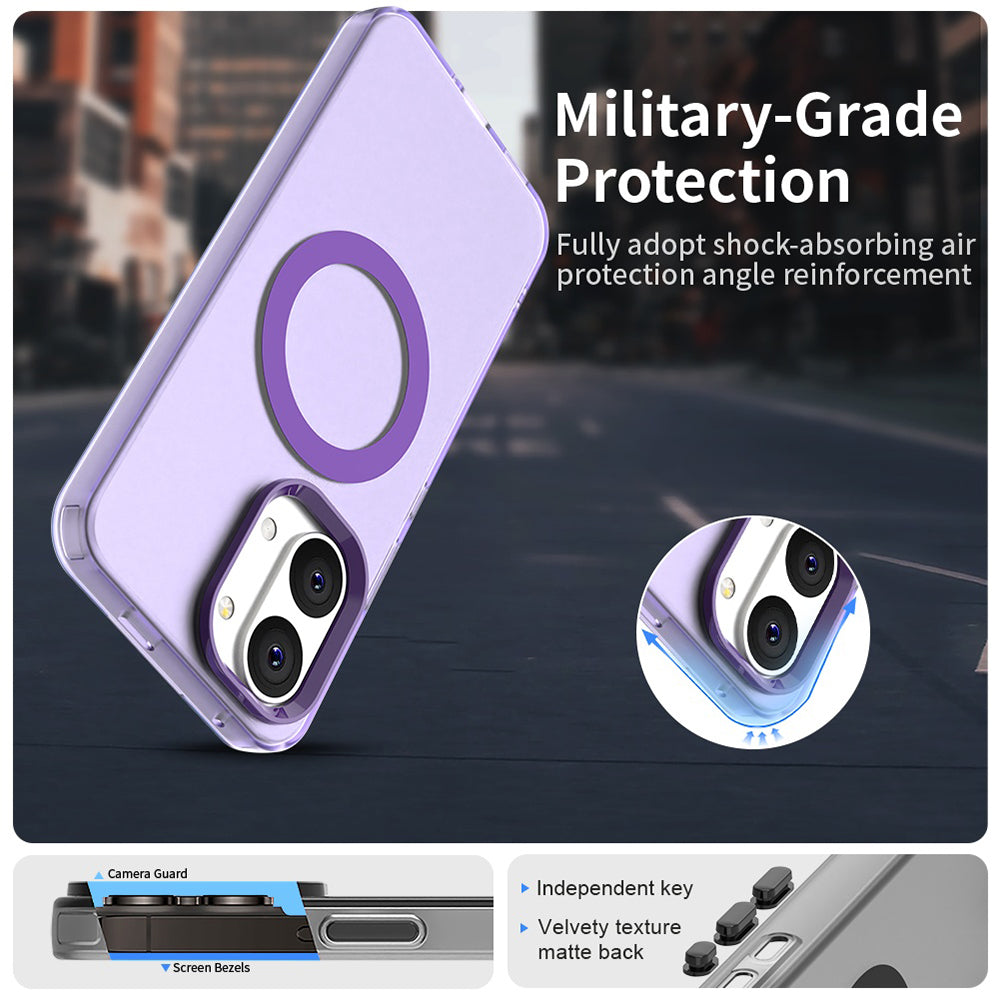 Coque MagSafe pour Xiaomi Poco X8 Pro Max, Techsuit, CandyCase, Violet
