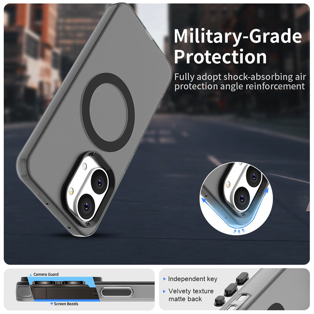 MagSafe-Hülle für Xiaomi Poco X8 Pro Max, Techsuit, CandyCase, Schwarz