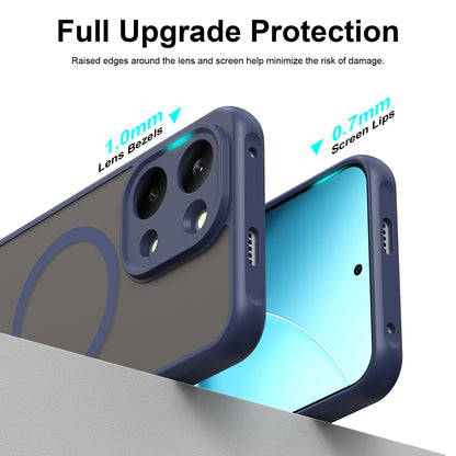 MagSafe-hoes voor Xiaomi Poco X8 Pro Max, Techsuit, HaloFrost II, Marineblauw