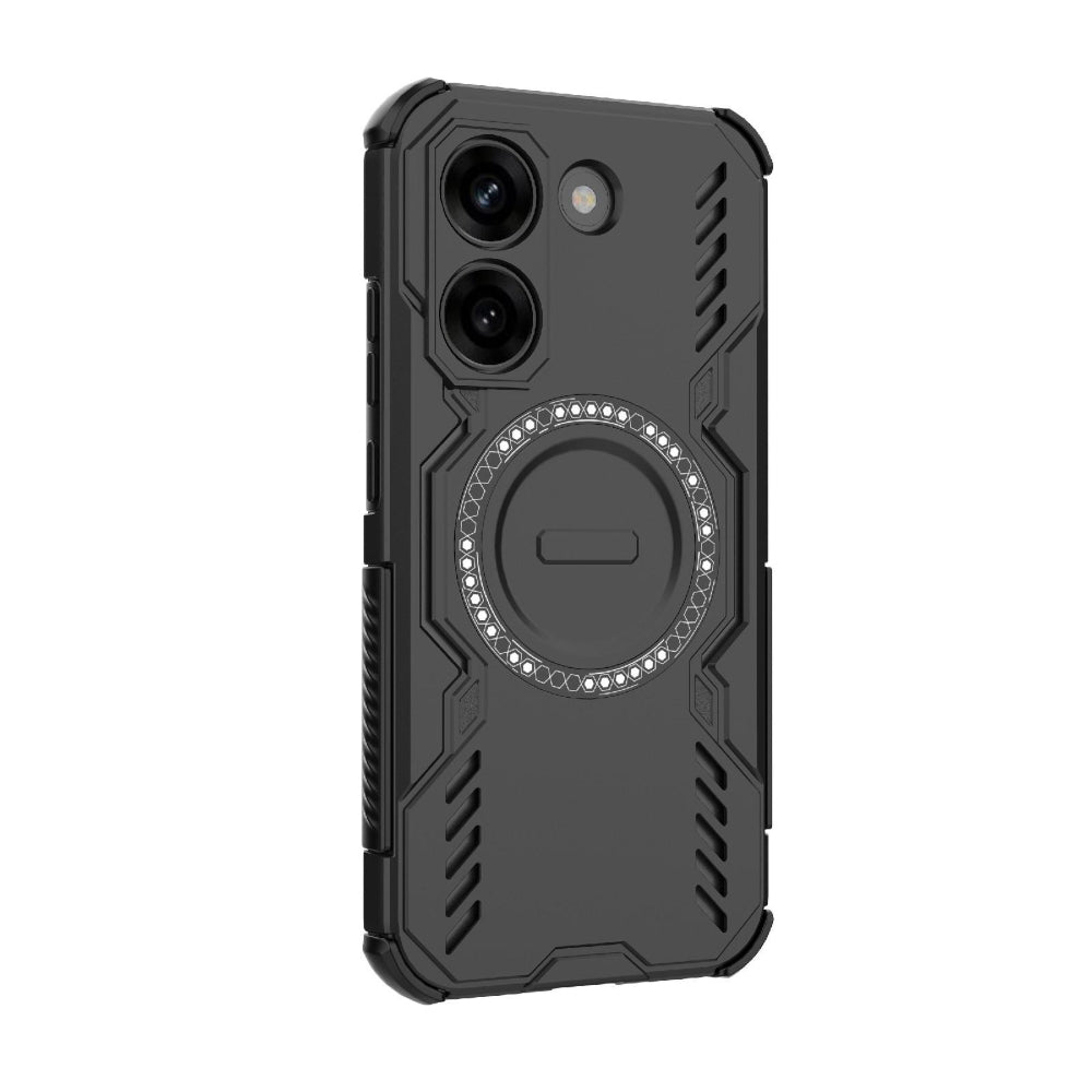 MagSafe-Hülle für Xiaomi Poco X8 Pro, Techsuit, ArmorMag, Schwarz