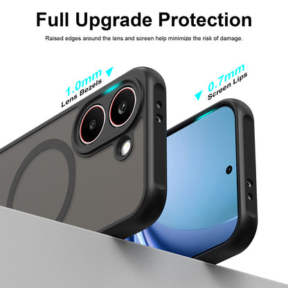 MagSafe hoes voor Xiaomi Poco X8 Pro, Techsuit, HaloFrost II, Zwart