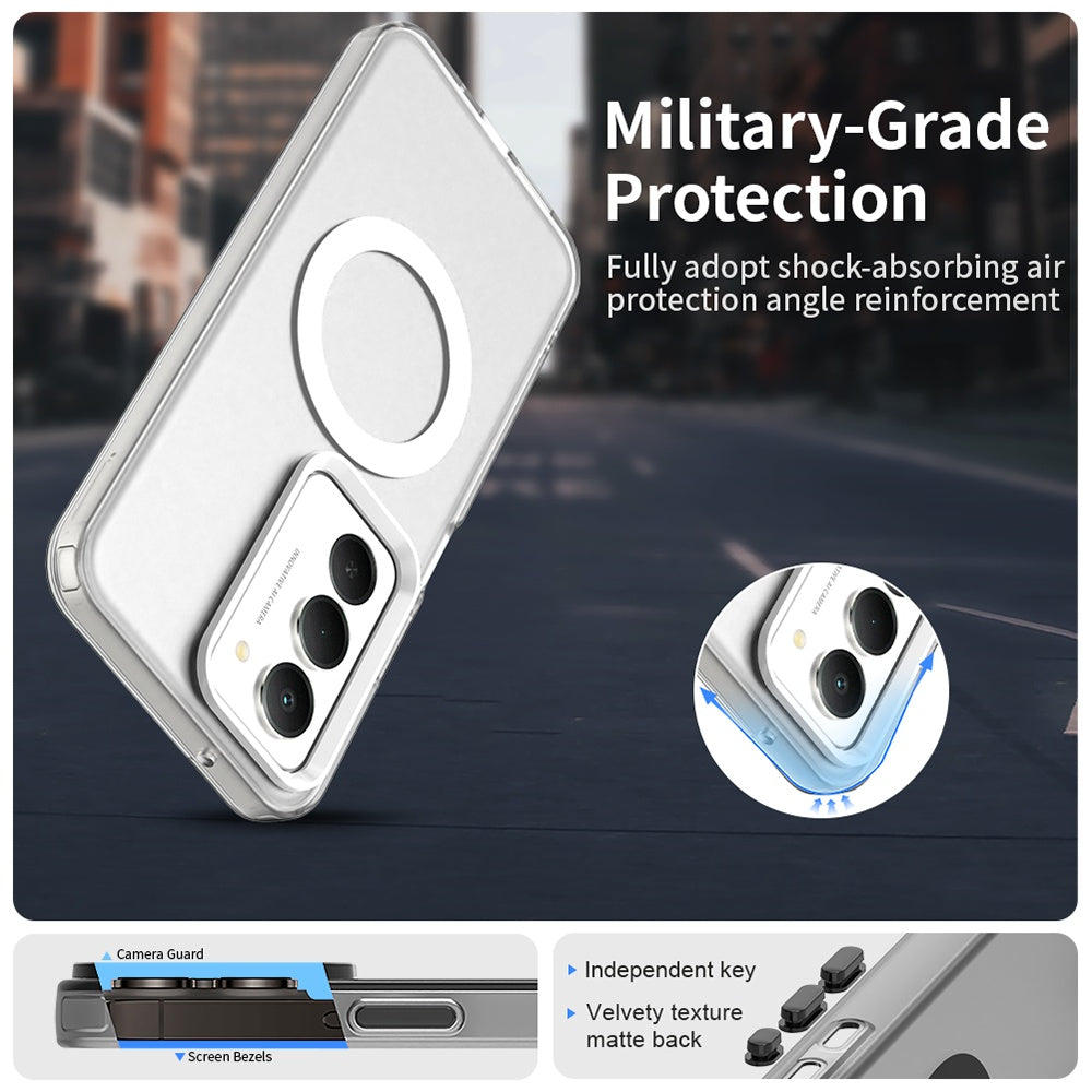 MagSafe hoesje voor Xiaomi Redmi 15 5G / 15 4G, Techsuit, CandyCase, Wit