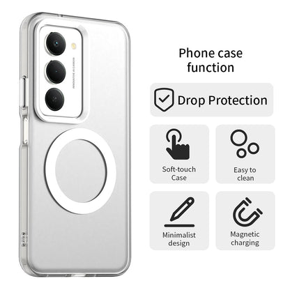 MagSafe hoesje voor Xiaomi Redmi 15 5G / 15 4G, Techsuit, CandyCase, Wit