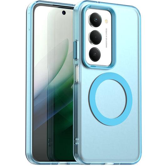 Housse MagSafe pour Xiaomi Redmi 15 5G / 15 4G, Techsuit, CandyCase, Bleue