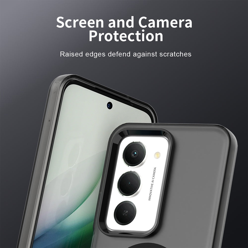 MagSafe hoesje voor Xiaomi Redmi 15 5G / 15 4G, Techsuit, CandyCase, Zwart