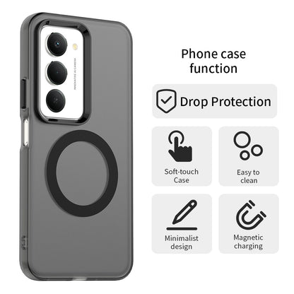 MagSafe hoesje voor Xiaomi Redmi 15 5G / 15 4G, Techsuit, CandyCase, Zwart