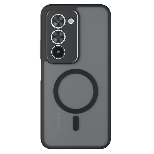 MagSafe hoes voor Xiaomi Redmi 15 5G / 15 4G, Techsuit, PureFrost, Satijnzwart