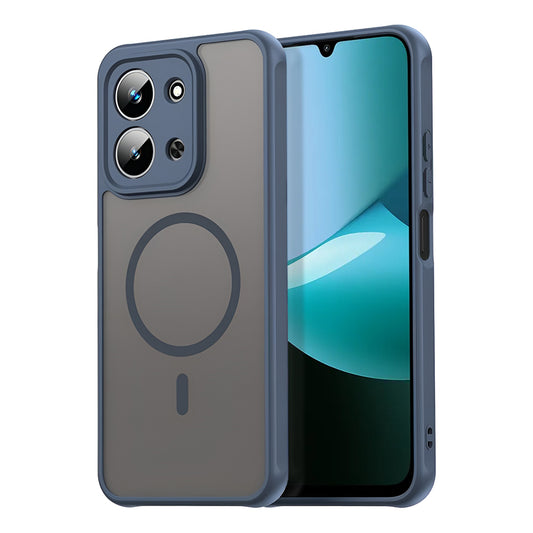 MagSafe hoesje voor Xiaomi Redmi 15C 5G / 15C 4G, Techsuit, HaloFrost II, Marineblauw