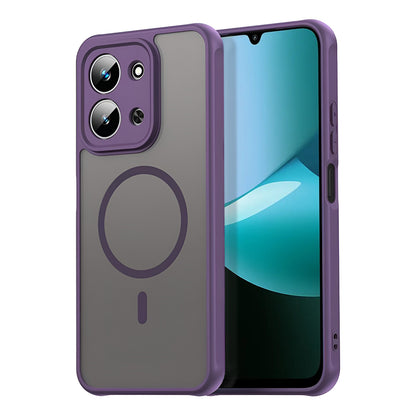 Étui MagSafe pour Xiaomi Redmi 15C 5G / 15C 4G, Techsuit, HaloFrost II, Violet