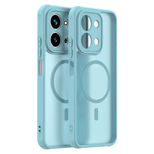 MagSafe hoesje voor Xiaomi Redmi 15C 5G / 15C 4G, Techsuit, HaloFrost II, Lichtgroen