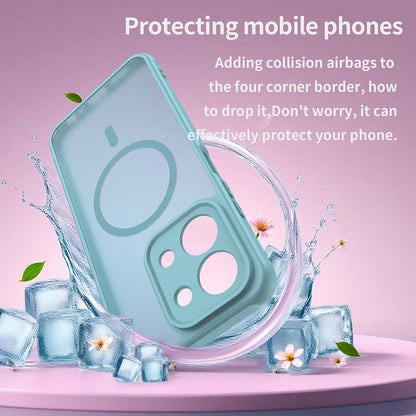 MagSafe Hülle für Xiaomi Redmi 15C 5G / 15C 4G, Techsuit, HaloFrost II, Hellgrün