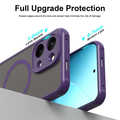 Coque MagSafe pour Xiaomi Redmi 17 5G / 17 4G, Techsuit, HaloFrost II, Violet