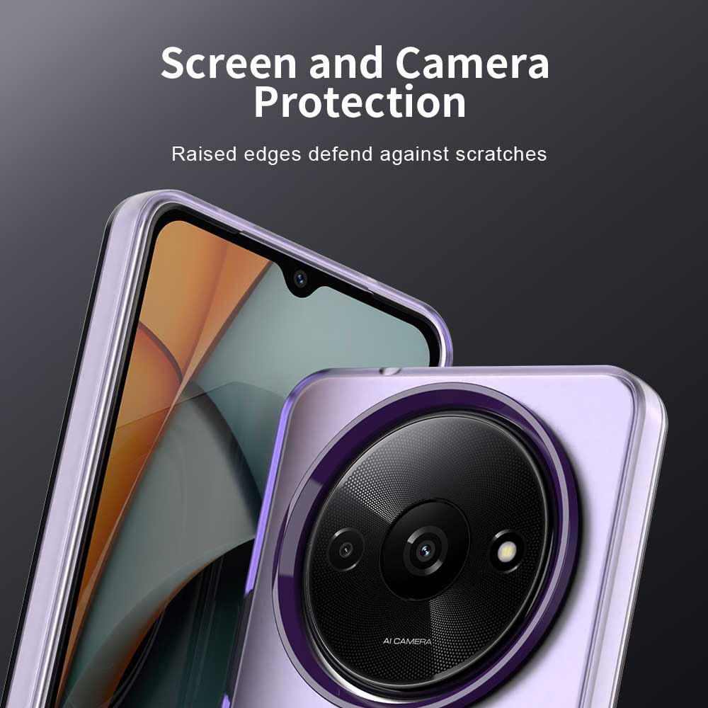 MagSafe-Hülle für Xiaomi Redmi A3x / A3, Techsuit, CandyCase, Lila