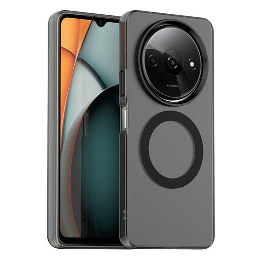 Coque MagSafe pour Xiaomi Redmi A3x / A3, Techsuit, CandyCase, Noire