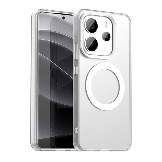 MagSafe-Hülle für Xiaomi Redmi Note 14 4G (Regional), Techsuit, CandyCase, Weiß