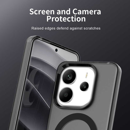 Coque MagSafe pour Xiaomi Redmi Note 14 4G (Régional), Techsuit, CandyCase, Noire