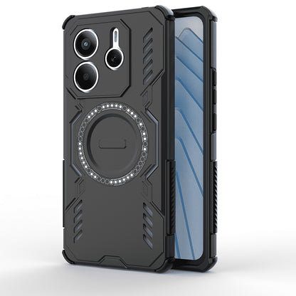 Coque MagSafe pour Xiaomi Redmi Note 14 5G, Techsuit, ArmorMag, Noire