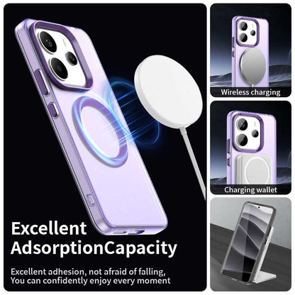 Coque MagSafe pour Xiaomi Redmi Note 14 5G, Techsuit, CandyCase, Violet