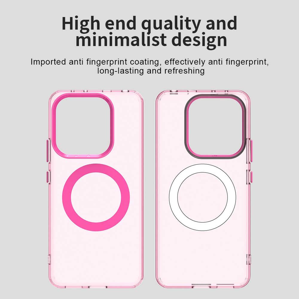 MagSafe Case for Xiaomi Redmi Note 14 5G, Techsuit, CandyCase, Pink
