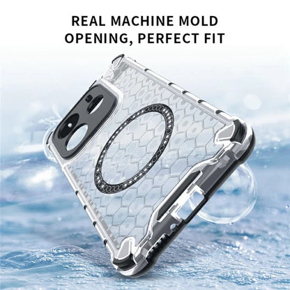 MagSafe-Hülle für Xiaomi Redmi Note 14 5G, Techsuit, HoneyComb Shield, Schwarz