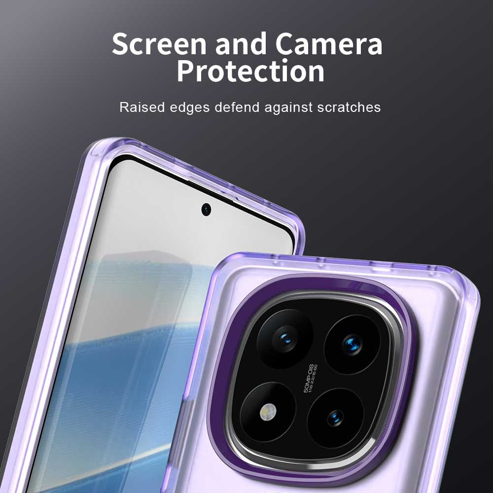 Coque MagSafe pour Xiaomi Redmi Note 14 Pro 4G, Techsuit, CandyCase, Violet