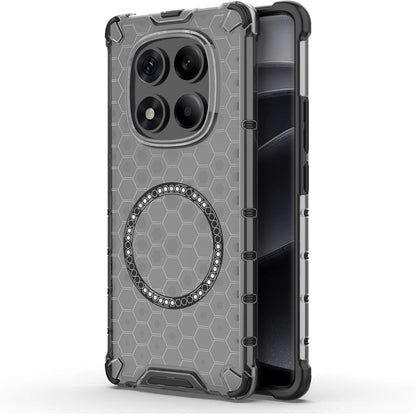 Coque MagSafe pour Xiaomi Redmi Note 14 Pro 4G, Techsuit, HoneyComb Shield, Noire
