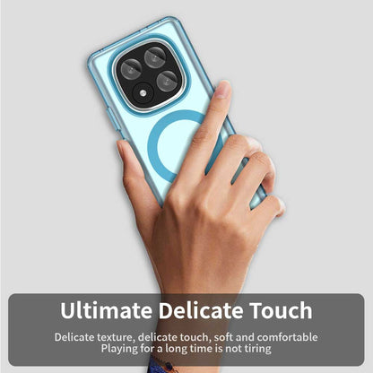 Coque MagSafe pour Xiaomi Redmi Note 14 Pro+ 5G, Techsuit, CandyCase, Bleue
